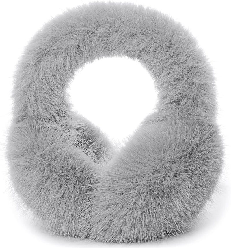 Mottico Winter Ear muffs for Women Men, Fluffy Ear Warmer with Thick Faux Ear Covers, Foldable for Convenience! - Image 1